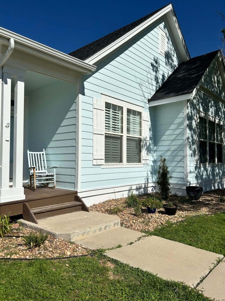 exterior painting project after