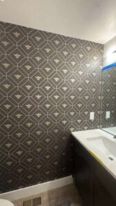 wallpaper installation project gallery