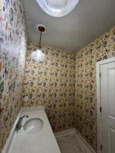 wallpaper installation project gallery